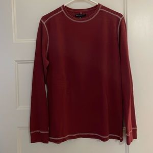 Men’s Banana Republic Contrast Stitch Waffle Weave Shirt